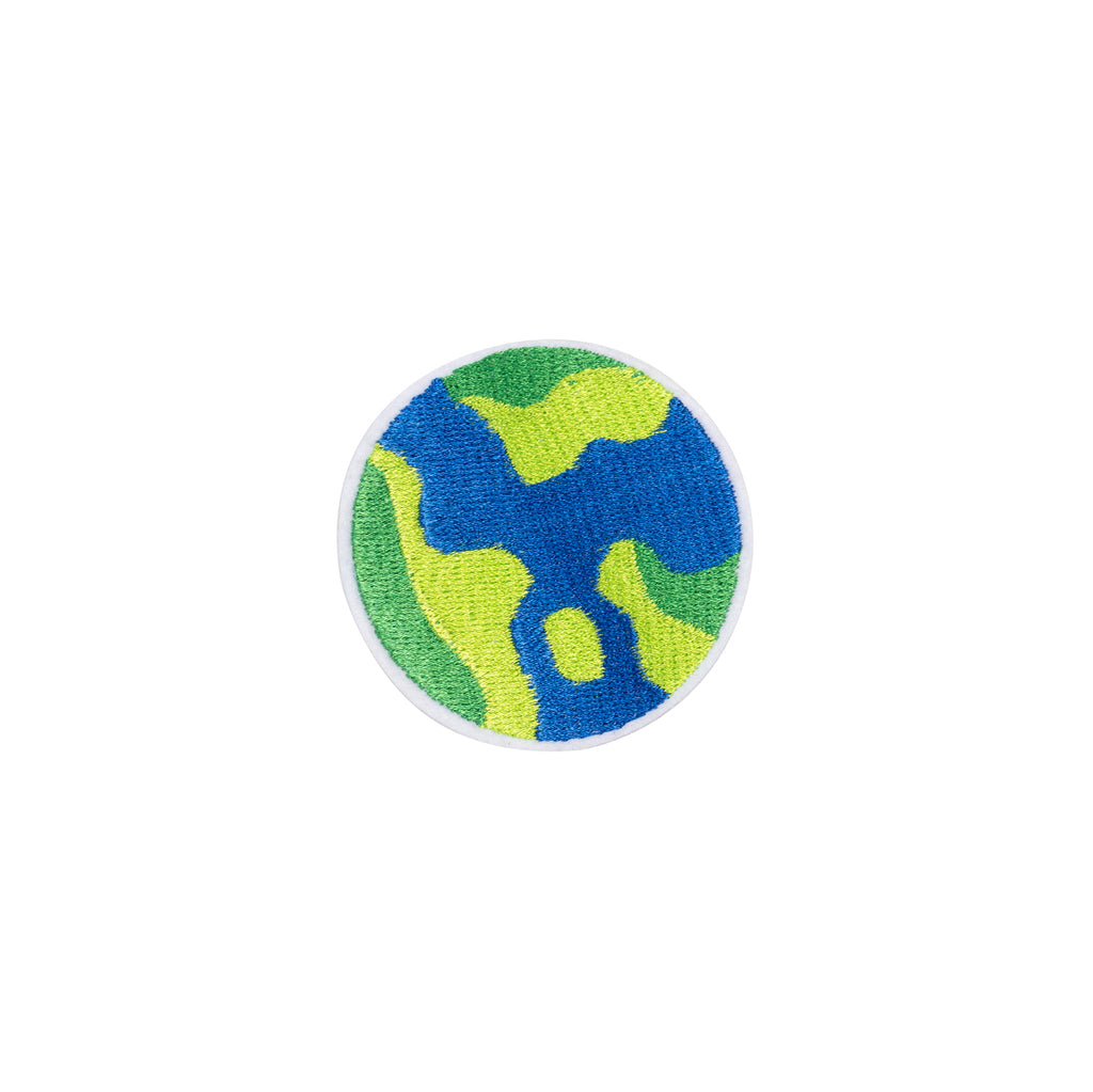 Cool Pups Iron-On Patches: Planet Earth